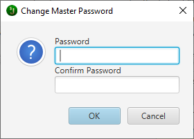 Change Master Password